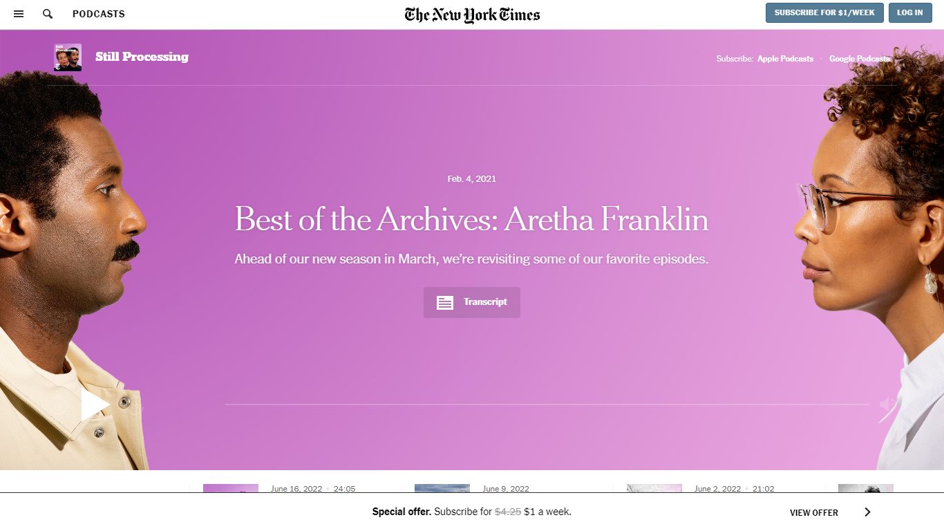 Still Processing: Aretha Franklin, From the Best of the Archives - The ...